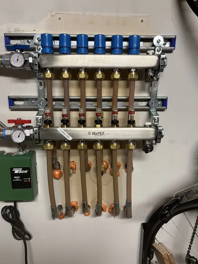 Plumber performing Leak Detection at a residential property in Cortland